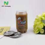 Portable 11.15oz Plastic Beverage Cans Packaging Logo Printing for sale
