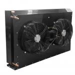 Industrial Fin And Tube Air Cooler Condenser with 0.2mm Fin Thickness and Dryer Included for sale