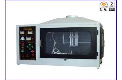 China Single Flame Source Ignitability Test , Flammability Test Apparatus EN ISO 11925-2 supplier
