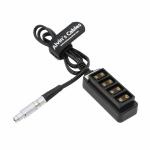 3 Pin Fischer RS to 4 Port D-tap Female Cable for ARRI Cameras for sale