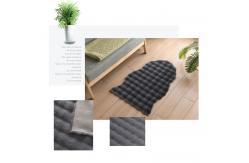 China Bubble Faux Rabbit Fur Carpet Living Room Faux Rabbit Fur Area Carpet supplier