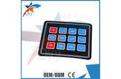 China 3 × 4 matrix keyboard Breadboard For Arduino membrane switch Extended Keyboard supplier