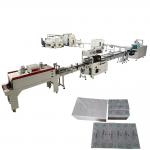 No Need Hand Touch V Fold Carton Box Drawing Facial Tissue Paper Making Machine Production Line for sale