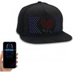 700mAh Battery Bluetooth LED Hat APP Control USB Rechargeable for sale