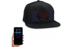 China 700mAh Battery Bluetooth LED Hat APP Control USB Rechargeable supplier