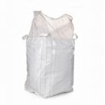 Duffle Top Grit Sand Bulk Bag White 4 Panel UV stabilization for sale