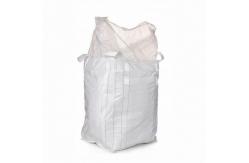 China Duffle Top Grit Sand Bulk Bag White 4 Panel UV stabilization supplier