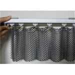 1.2mm 6*6 Mm Hole Metal Mesh Drapery Anodic Oxidation