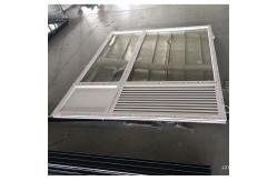 China Custom Aluminum Alloy Fixed Glass Window With Air Conditioning Vent supplier