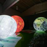 Inflatable Moon Balloon with Led Light Giant Advertising Decoration Inflatable Moon Model Large for sale