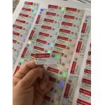 Semaglutide 1mg Small Vial Labels 5x2cm Hologram Laser Effect 2ml 3ml Vial Labels for sale