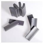 Customized Arc Tile Y40 Ferrite Magnet For Autumobile Charcoal Gray for sale