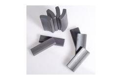 China Customized Arc Tile Y40 Ferrite Magnet For Autumobile Charcoal Gray supplier