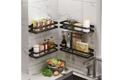 China 201 Stainless Steel Kitchenwares 25cm-40cm Wall Mounted Condiment Organizer supplier