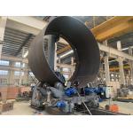 High Efficiency Horizontal Flange Fit up Machine Wind Tower Flange Fitting Equipment