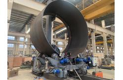 China High Efficiency Horizontal Flange Fit up Machine Wind Tower Flange Fitting Equipment supplier