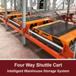 Four Way Radio Shuttle Cart For 4 Way Radio Shuttle Racking Radio Shuttle Pallet Runner Car Racking for sale