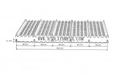 China Plaster Backing Expanded Metal Rib Lath For Ceilings / Stud Partitions supplier