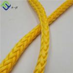 High Strength Colored Spectra Rope Ship Mooring UHMWPE Rope 12 Strand for sale