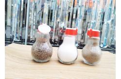 China Stylish Kicthen Functional Shaker With Condiment 100ml Glass Spice Jar With PP Lid supplier