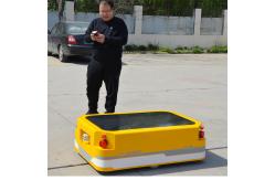 China 0.2 Tons Autonomous Guided Vehicle , Magnetic Navigation Automated Guided Carts supplier