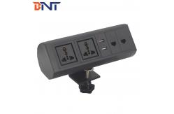 China Clamp On Desktop Power Outlet With Network 1.5 Meters Cable Length supplier