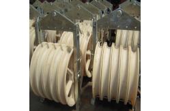 China Five Nylon Wheels 508x75mm bundle conductor Stringing Pulley Block supplier
