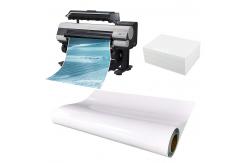 China 90gsm Inkjet Printing Sticker Glossy Coating Front Paper For Label Material supplier