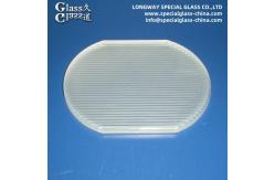 China Customized Linear Flat Glass Lens From Borosilicate Glass 3.3 Frosting Available supplier