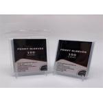 Transparent Protector Penny Card Sleeves Pennies PP / PE Material
