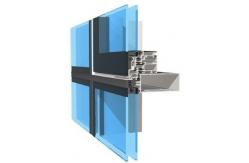 China Powder Painted Aluminum Curtain Wall Profile Mill Finished with 6063-T5 supplier