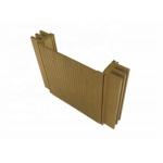 Yellow Anodized Aluminum Profiles Extruding Work , Custom Extruded Aluminum Profile