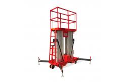 China 9m 250kg Electric Mast Boom Lift Blue Mast Vertical Lift Lightweight supplier