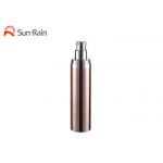 Luxury Petg  Airless Lotion Pump Bottles 30ml 50ml Round Shape For Skin Care for sale