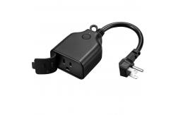 China Timer Function Equipped Outdoor Weather Resistant Smart Socket Plug IP54 supplier