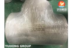 China SS316L Butt Weld Fitting, A403 WP316L Equal Tee (seamless / Welded), B16.9 Standard supplier
