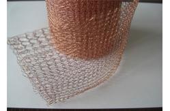 China Shield Wrap Knitted Wire Mesh Width 28mm 30m Length Alkali / Heat Resistance supplier