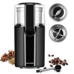 Easy Clean Detachable Home Electric Coffee Grinder Removable Cup Stainless Steel CG628B for sale