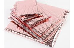 China 6 x 10 Custom Printed Padded Envelopes Bubble Mailing Bags Glitter Metallic Foil supplier