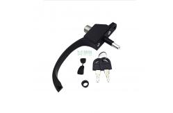 China High Security Aluminum Sliding Screen Window Handle Lock With Key supplier