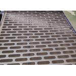 Metallic Architectural Decorative PVDF Perforated Metal Facades Powder Coating