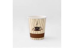 China 9oz 250ML Disposable PE Coated Single Paper Cup High Temperature Resistant supplier