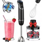 800W Kitchen Hand Blender 4 In 1 With Turbo Mode / 4 Stainless Steel Blades for sale