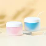 Lightweight Durable Plastic Cosmetic Jars In Black For Retail And Travel Convenience