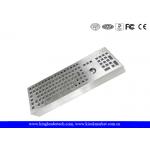Machine Industrial Keyboard With Trackball Desktop IP68 EMC USB