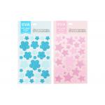 Glitter Decorative  Kids Sticker Printing , Pink EVA Custom Puffy Stickers for sale