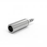 Electrical 3.5mm Mono Jack Plug Male 2 Contact Insulation Resistance for sale