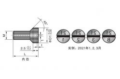 China ISO9001 M3x0.5 Stamping Date Stamp For Plastic Injection Mold supplier