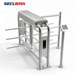 Stainless Steel Low Price Mall Double Channel Full Height Cross Turnstile Barrier Gate for sale
