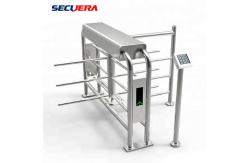 China Full Height Security Electronic Fingerprint Reader Single Channel Turnstile Barrier Gate supplier